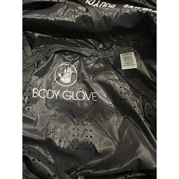 BODY GLOVE MEN'S LIGHTWEIGHT PACKABLE JACKET - BLACK SIZE L - Picture 3 of 9